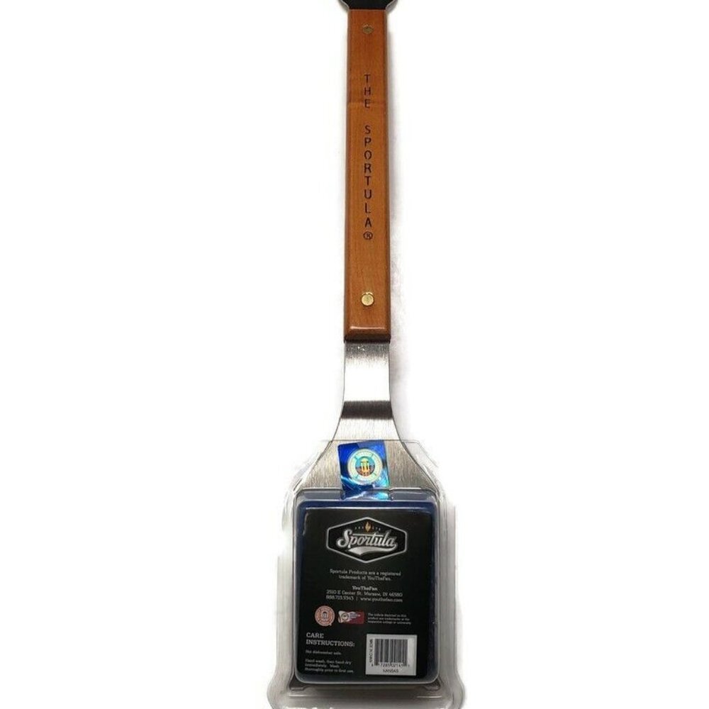 NCAA Kansas Jayhawks The Sportula Grilling Bottle Opener Bristle Brush Spatula - Picture 6 of 8